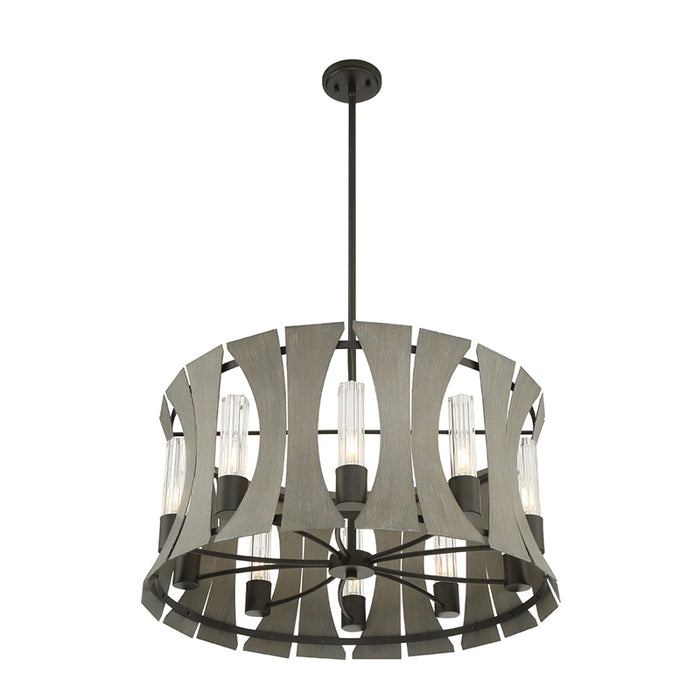 Eurofase 38164 Pennino 10-lt 29" LED Chandelier