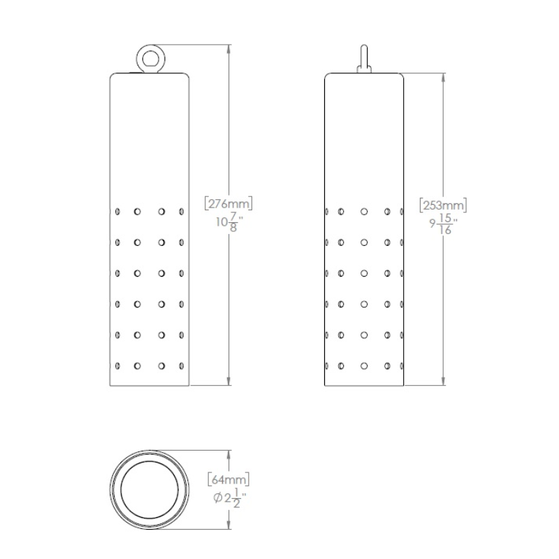 WAC 3821 Estrella 2.5" 3 CCT 12V  LED Landscape Pendant