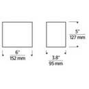 Tech 700WSBMT5 Brompton 1-lt 6" LED Wall Sconce
