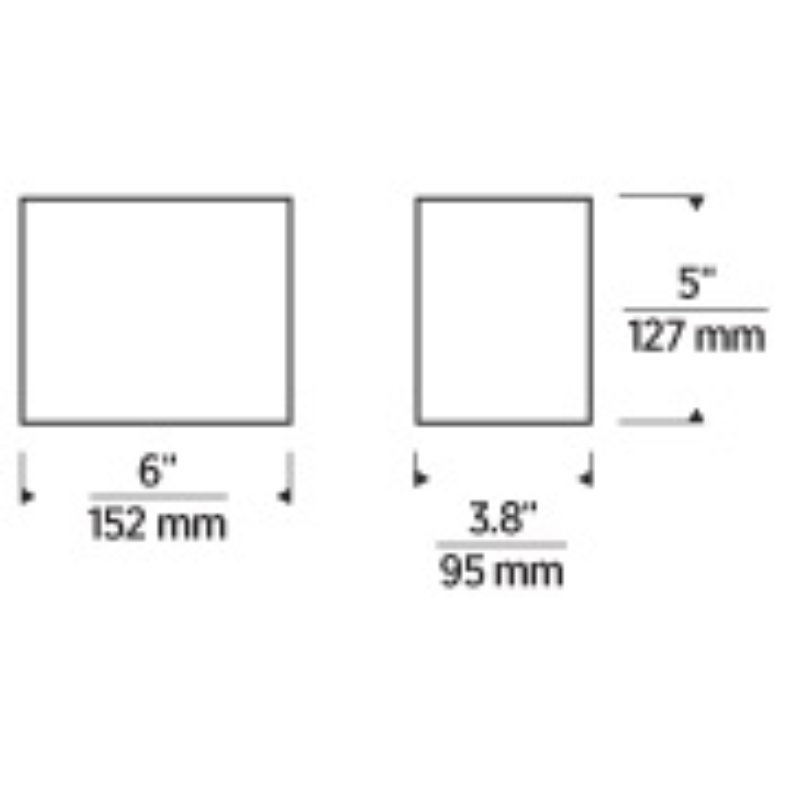Tech 700WSBMT5 Brompton 1-lt 6" LED Wall Sconce