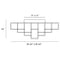 Eurofase 38261 Ferro 13-lt 25" LED Flush Mount