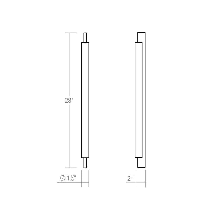 Sonneman 3832 Keel 1-lt 28" LED Bath Bar