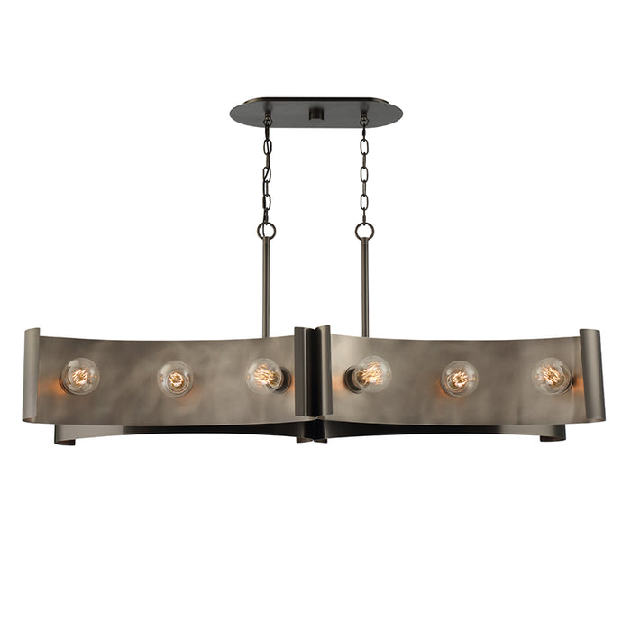 Eurofase 38429 Metallo 12-lt 48" Linear Chandelier