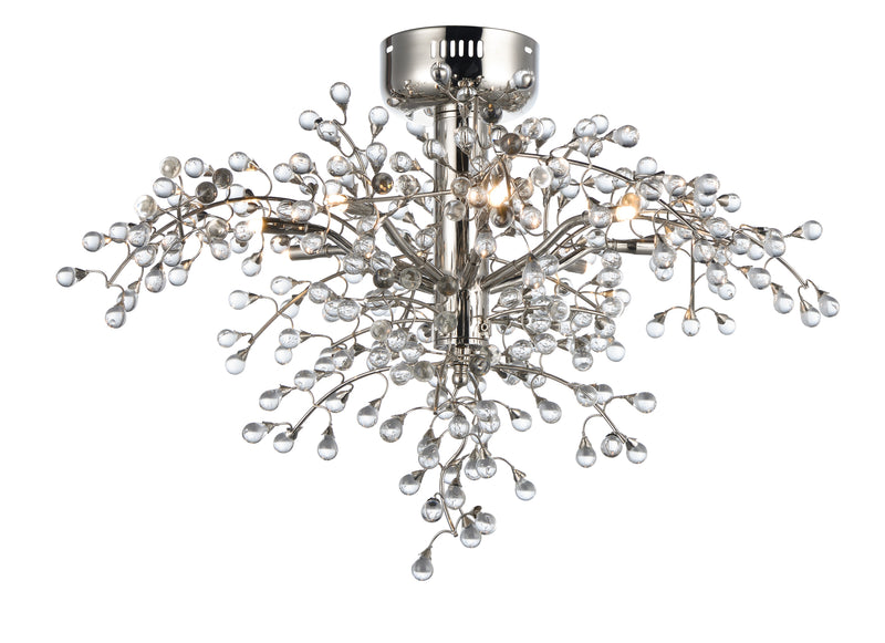 Maxim 38502 Cluster 8-lt 28.5" LED Semi -Flush