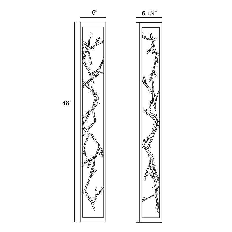 Eurofase 38638 Aerie 6-lt 6" LED Wall Sconce