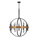Hinkley 3867 Wells Large 12-lt 30" LED Chandelier