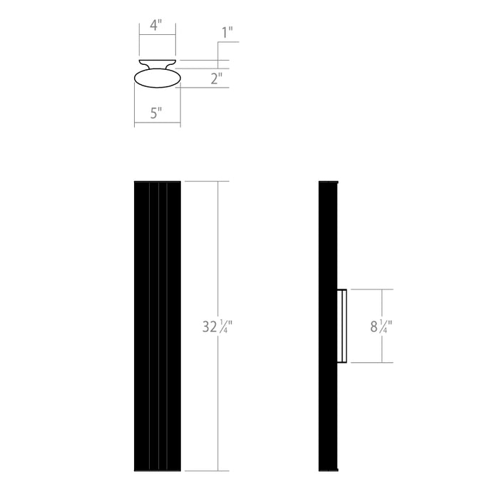 Sonneman 3923 Tuo 1-lt 32" LED Bath Bar