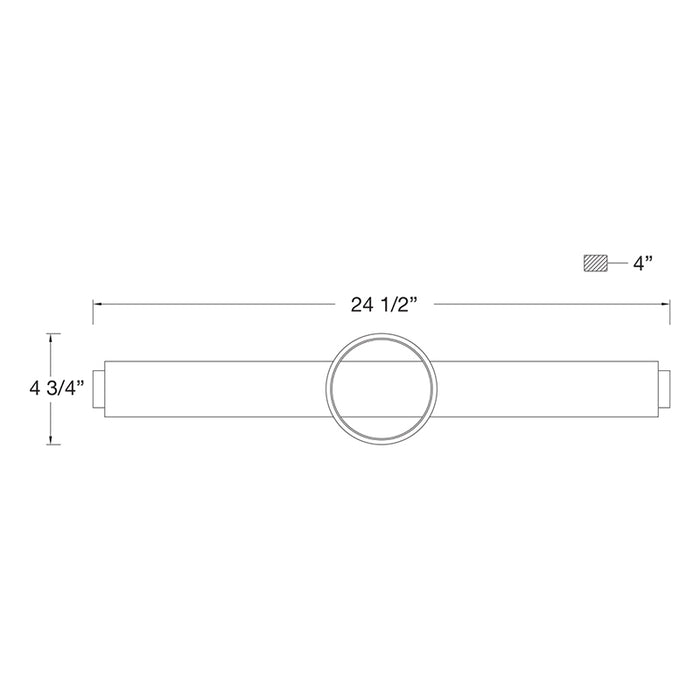 Eurofase 39317 Santoro 1-lt 25" LED Bath bar