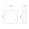 Eurofase 39332 Rover 1-lt 12" LED Flush Mount
