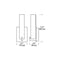 Tech 700WSCOS Cosmo 1-lt 12" Tall LED Wall Light