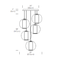Pablo Designs Bel Occhio 5-lt Chandelier