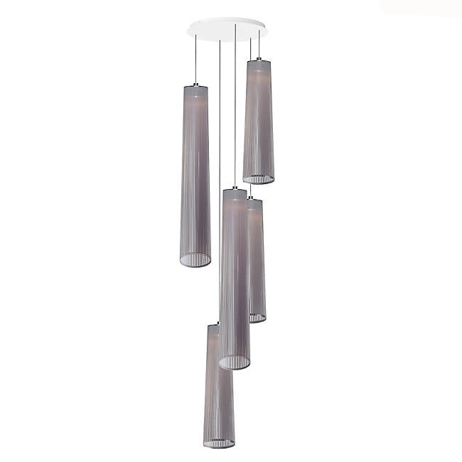 Pablo Designs Solis Mixed 5-lt Chandelier