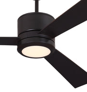 Generation Vision 52" Ceiling Fan with LED Light Kit - Oil Rubbed Bronze with Roman Bronze Blades