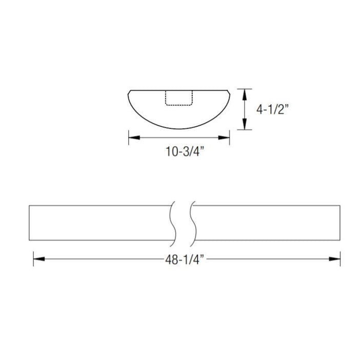 Oracle 4-OB1DI 4-ft LED Suspended Linear Direct/Indirect Luminaire