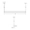 Oracle 4-SLEEK-S 4-ft Architectural LED Suspended Linear – Direct, 5000 Lumens