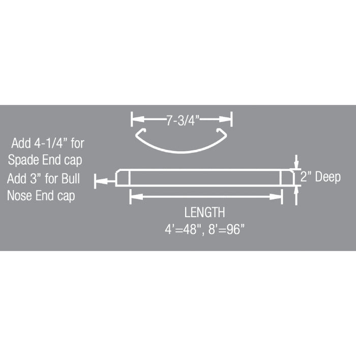 Oracle ASI1-LED 8-ft Architectural LED Suspended Linear Direct System