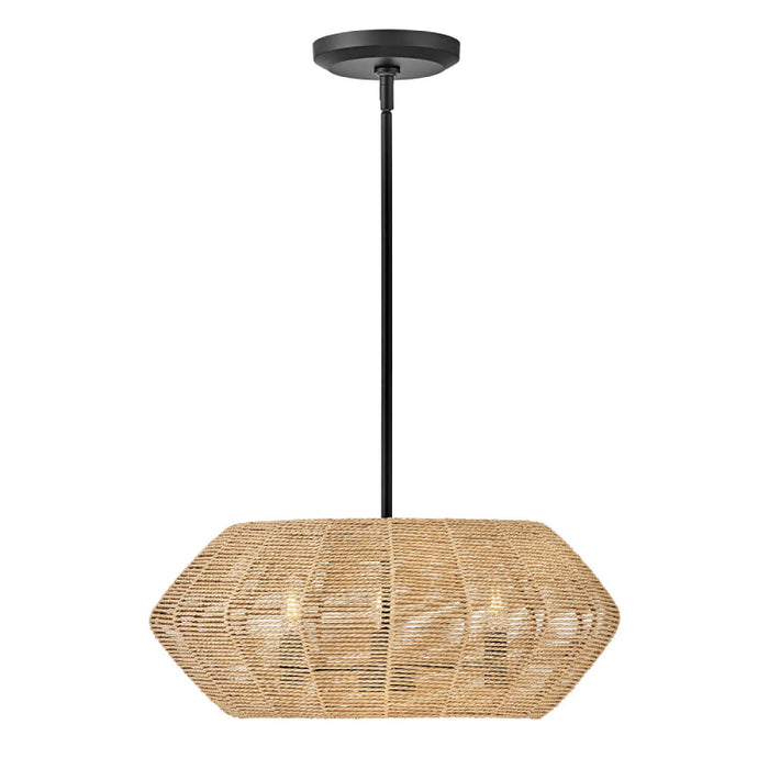 Hinkley 40383 Luca 3-lt 21" LED Small Convertible Drum Pendant