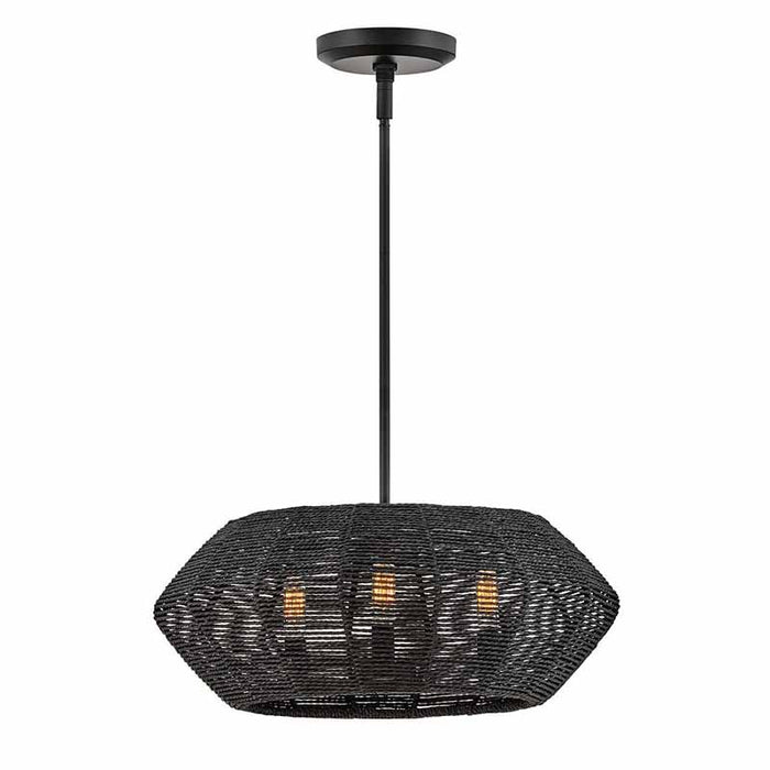 Hinkley 40383 Luca 3-lt 21" LED Small Convertible Drum Pendant