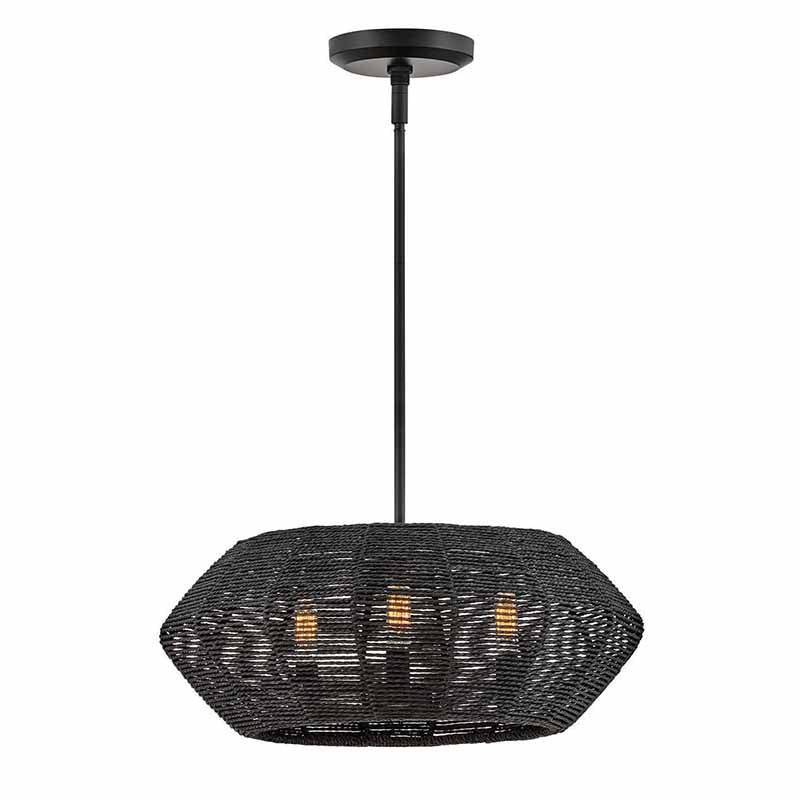 Hinkley 40383 Luca 3-lt 21" LED Small Convertible Drum Pendant