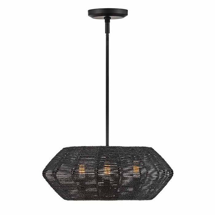 Hinkley 40383 Luca 3-lt 21" LED Small Convertible Drum Pendant