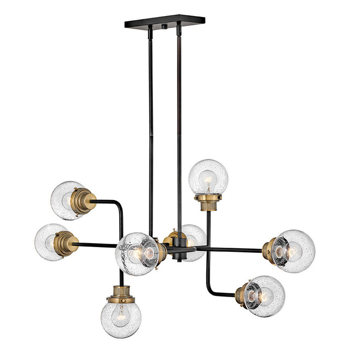 Hinkley 40698 Poppy 8-lt 45" LED Linear Chandelier