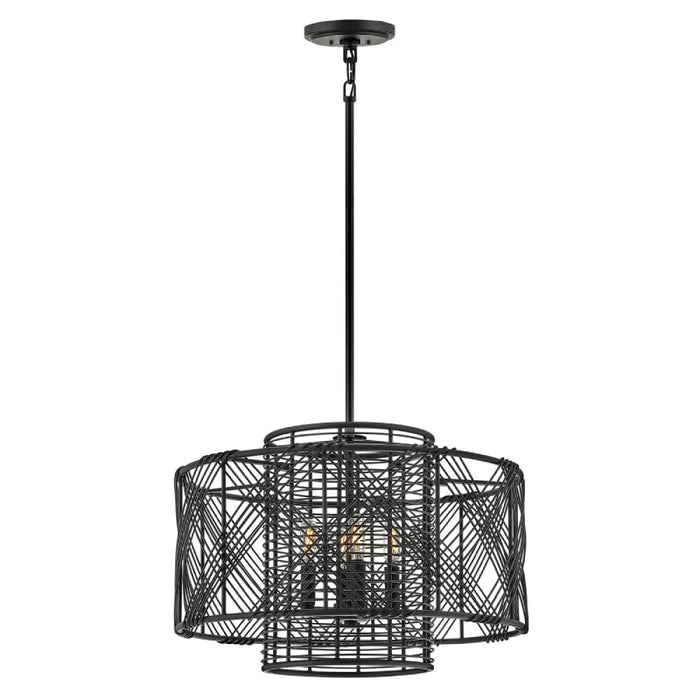 Hinkley 41063 Nikko 4-lt 20" LED Convertible Pendant