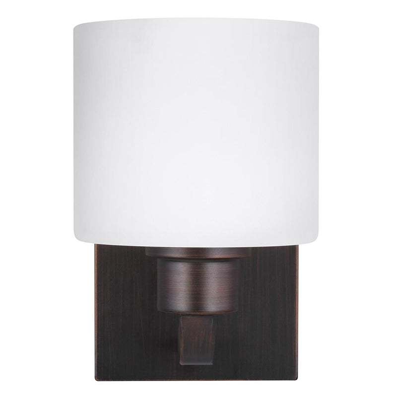 Sea Gull 4128801EN3 Canfield 1-lt 8" Tall LED Wall / Bath Sconce