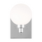 Sea Gull 4161601 Clybourn 1-lt 8" Tall Bath Sconce