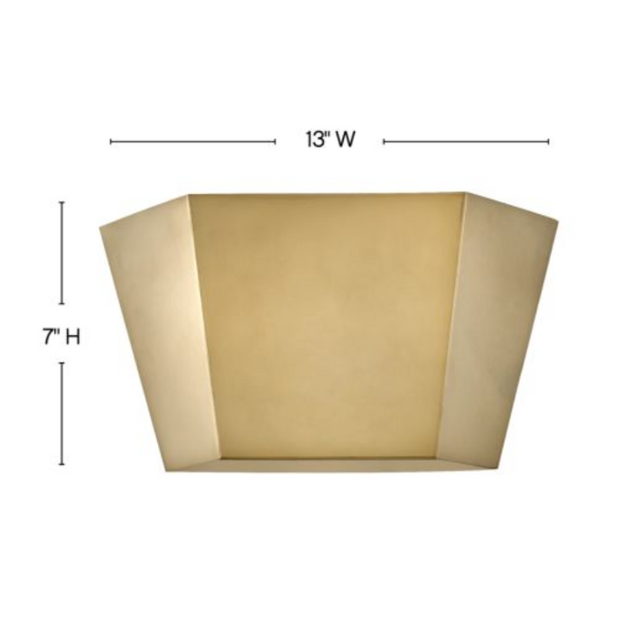 Hinkley 41693 Vin 2-lt 13" LED Wall Sconce