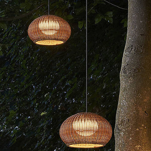 Bover Garota 1-lt 11" Outdoor Plug-In LED Pendant