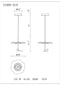 Eurofase 41906 Lagatto 1-lt 10" LED Pendant