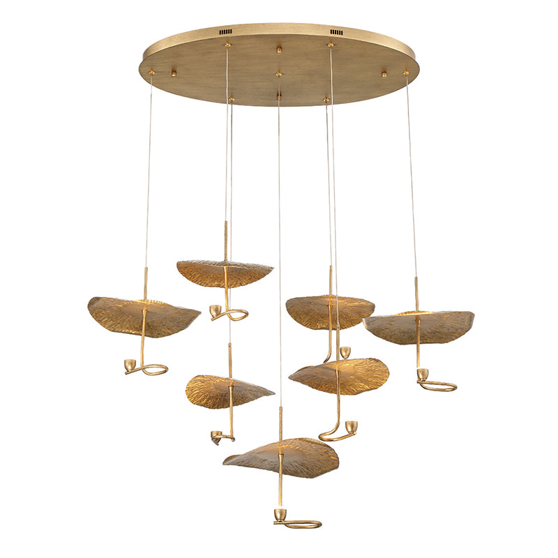 Eurofase 41909 Lagatto 7-lt 39" LED Chandelier