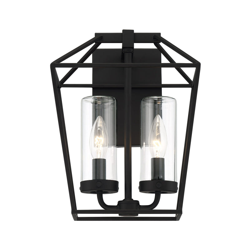 Eurofase 41957 Bastille 2-lt 12" Tall Outdoor Wall Sconce