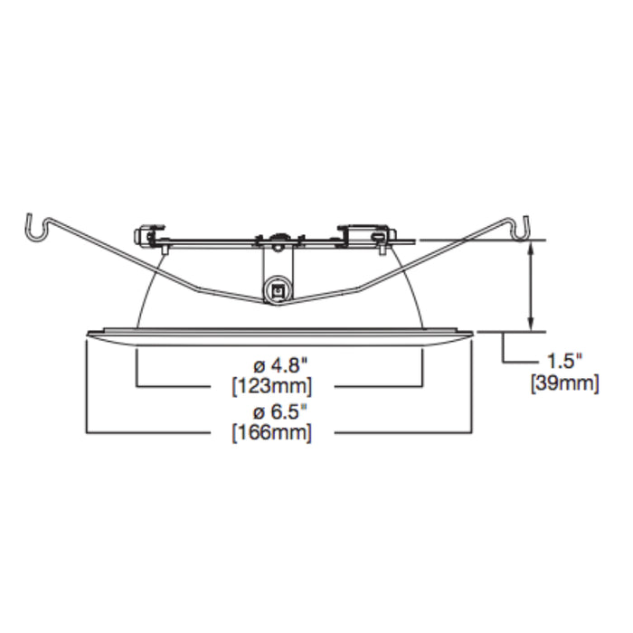 Halo 595 5" LED Wall Wash Trim