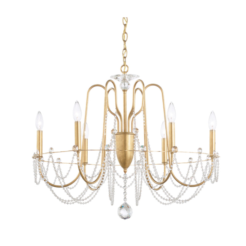 Schonbek AR1006N Esmery 6-lt 28" Chandelier