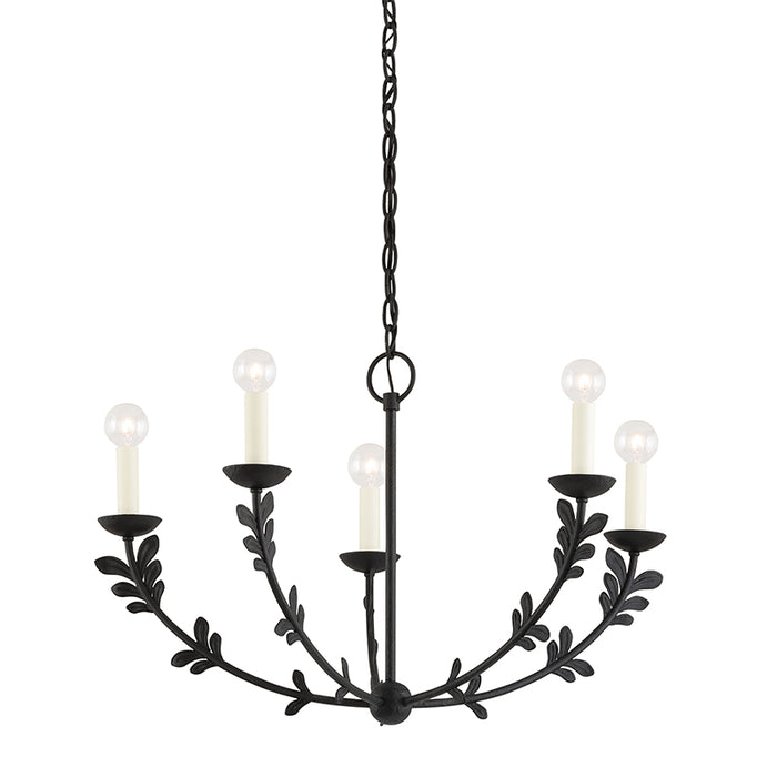 Troy F4428 Florian 5-lt 28" Chandelier