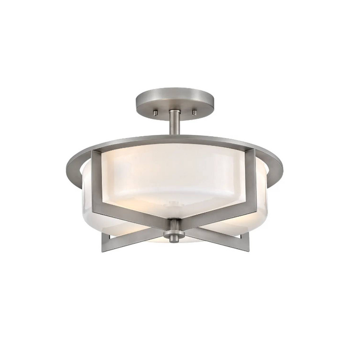 Hinkley 42033 Baxley 3-lt 15" LED Semi-Flush Mount