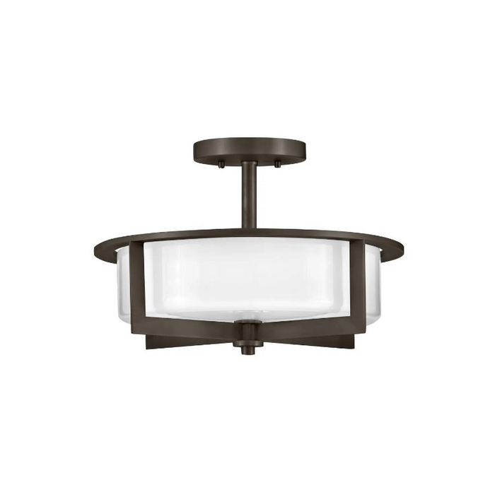 Hinkley 42033 Baxley 3-lt 15" LED Semi-Flush Mount