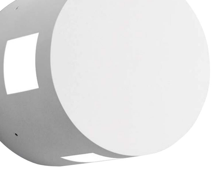 Artemide Effetto Round 4 Narrow Beam LED Outdoor Wall Light