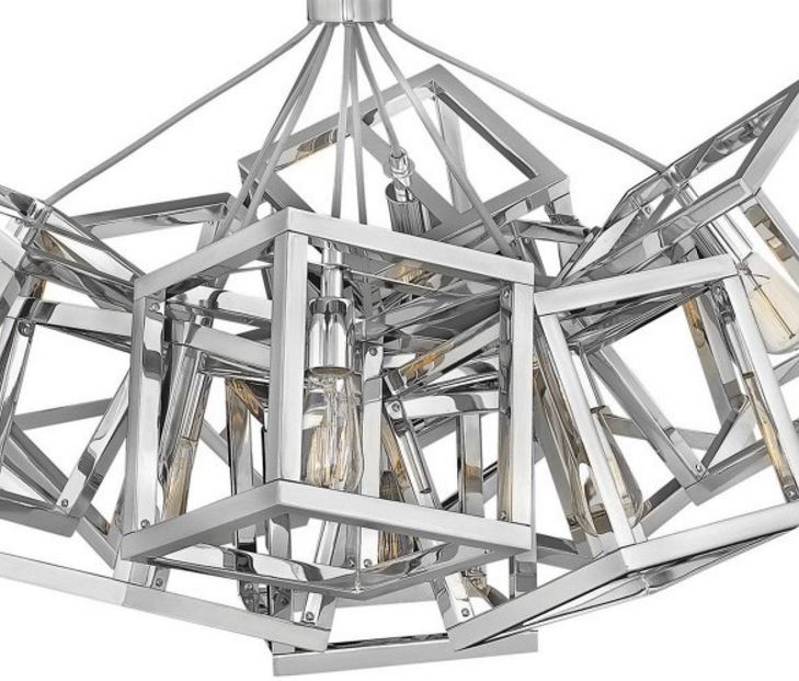 Fredrick Ramond FR42445 Ensemble 9-lt 43" LED Chandelier