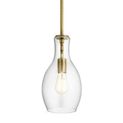 Kichler 42456 Everly 1-lt 7" Pendant-Natural Brass