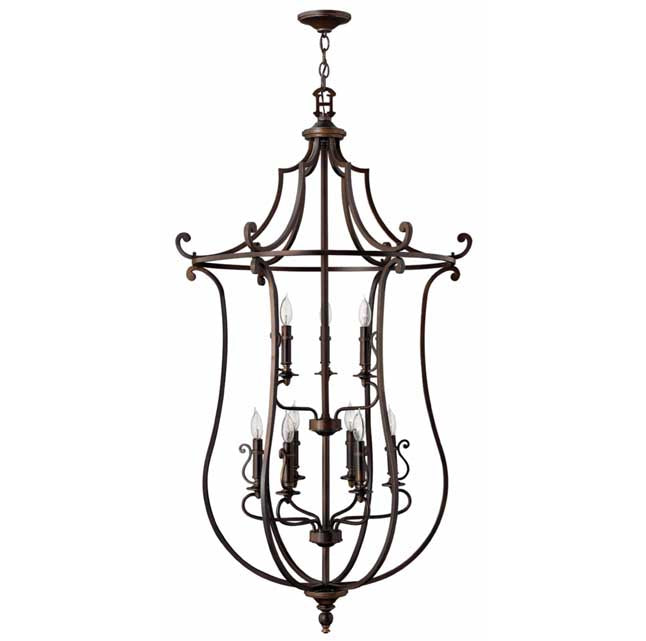 Hinkley 4259 Plymouth 9-lt 30" LED Chandelier