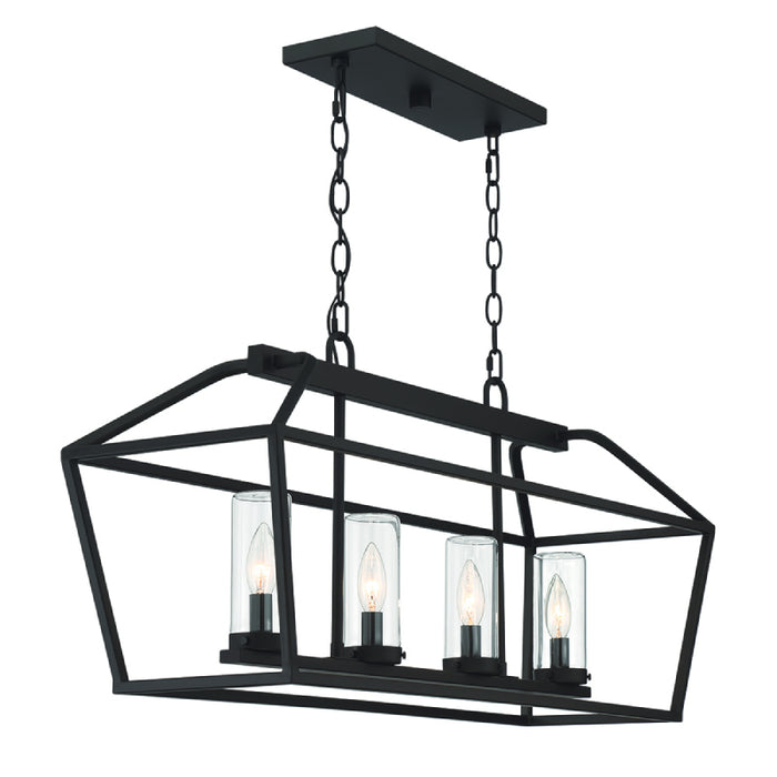 Eurofase 42740 Bastille 4-lt 34" Outdoor Chandelier