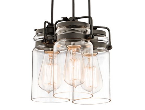 Kichler 42869 Brinley 3-lt Pendant - LBC Lighting