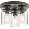 Kichler 42891 Brinley 3-lt Flush Mount