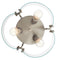 Kichler 42954 Thoreau 3-lt 14" Semi Flush