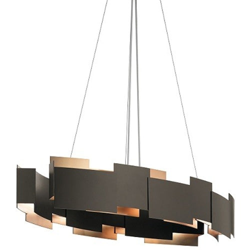 Kichler 42993 Moderne 2-lt LED Oval Chandelier