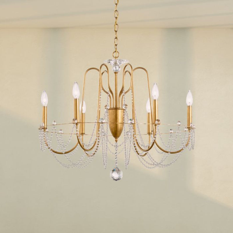 Schonbek AR1006N Esmery 6-lt 28" Chandelier