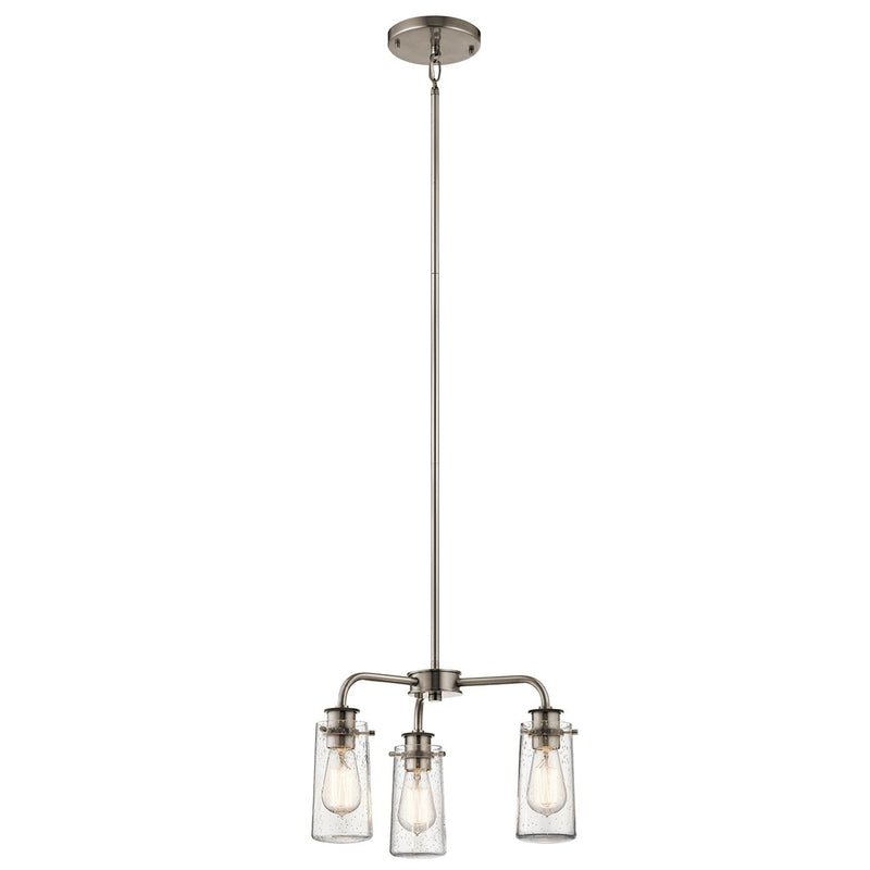 Kichler 43057 Braelyn 3-lt Chandelier/Semi Flush