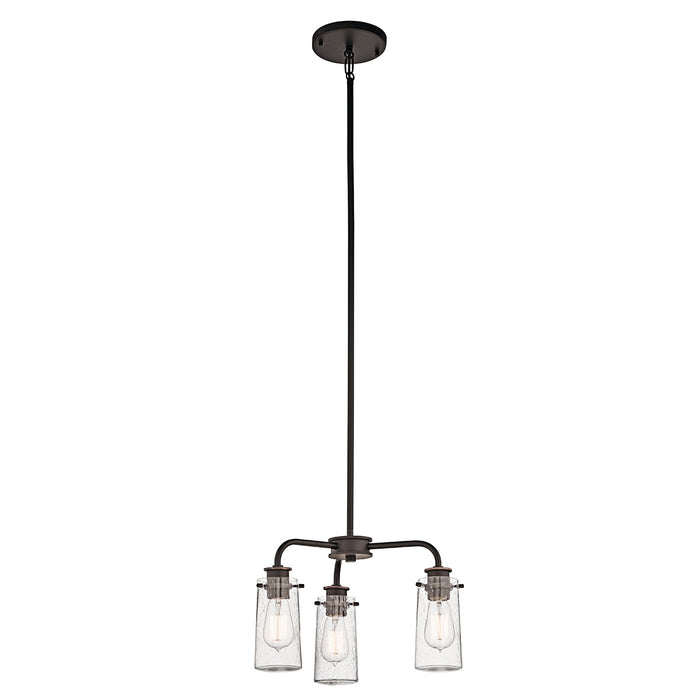 Kichler 43057 Braelyn 3-lt Chandelier/Semi Flush